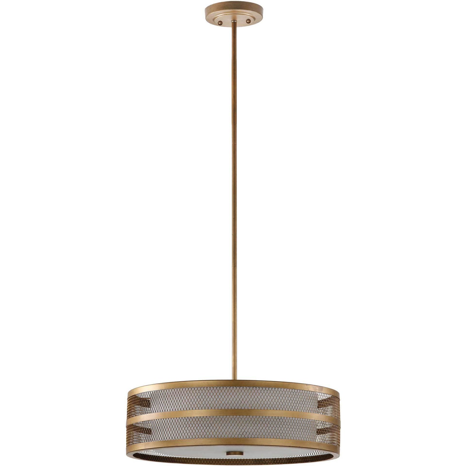 Grant Veil Antique Gold Adjustable Pendant