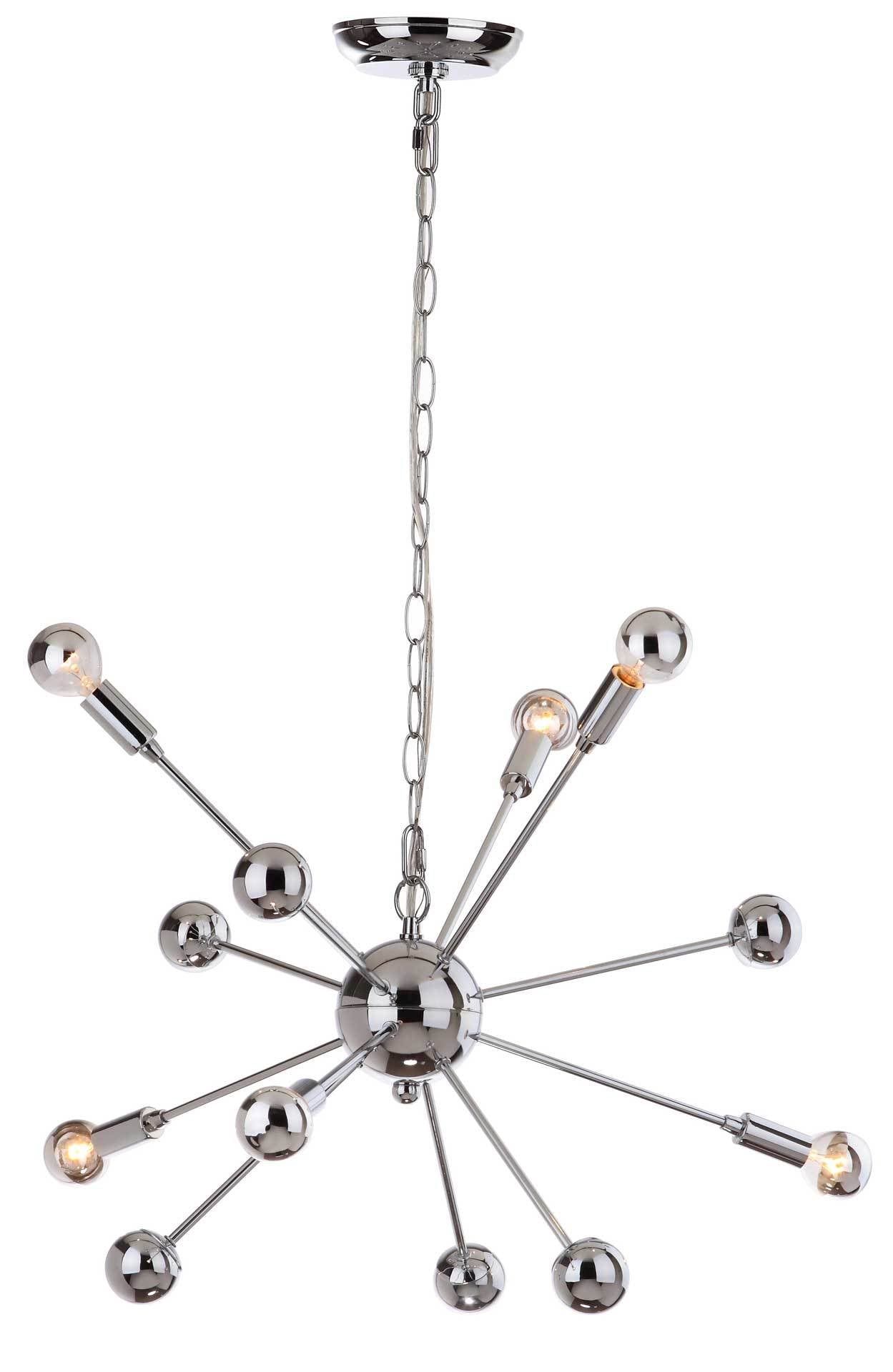 Malachi Sputnik Pendant Chrome