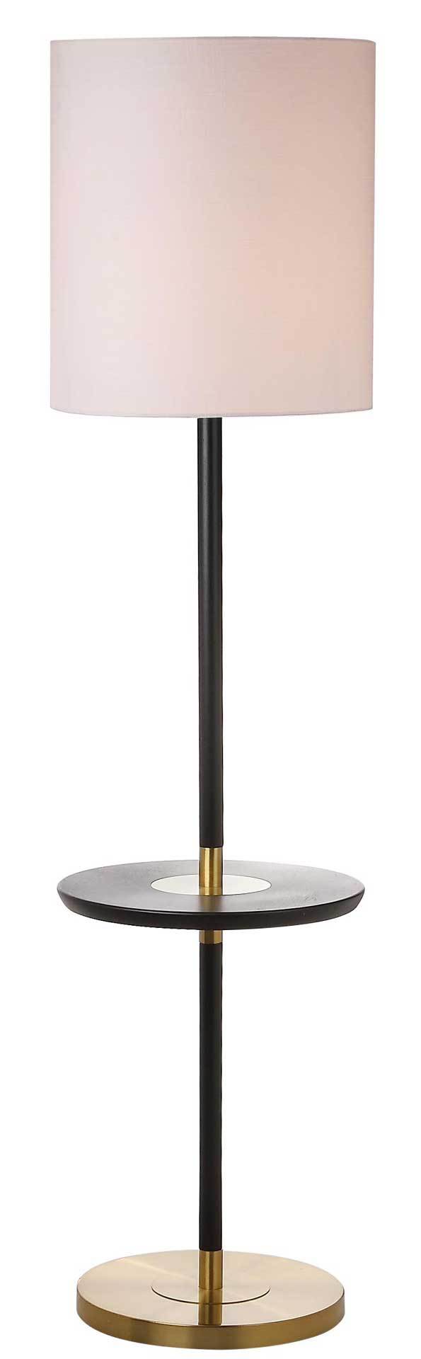 Jairo End Table Floor Lamp Black