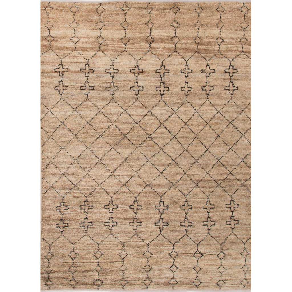 Luxor Lapins Natural/Black Area Rug