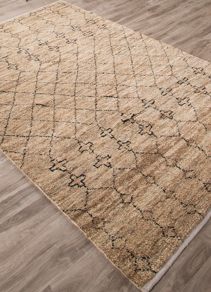 Luxor Lapins Natural/Black Area Rug