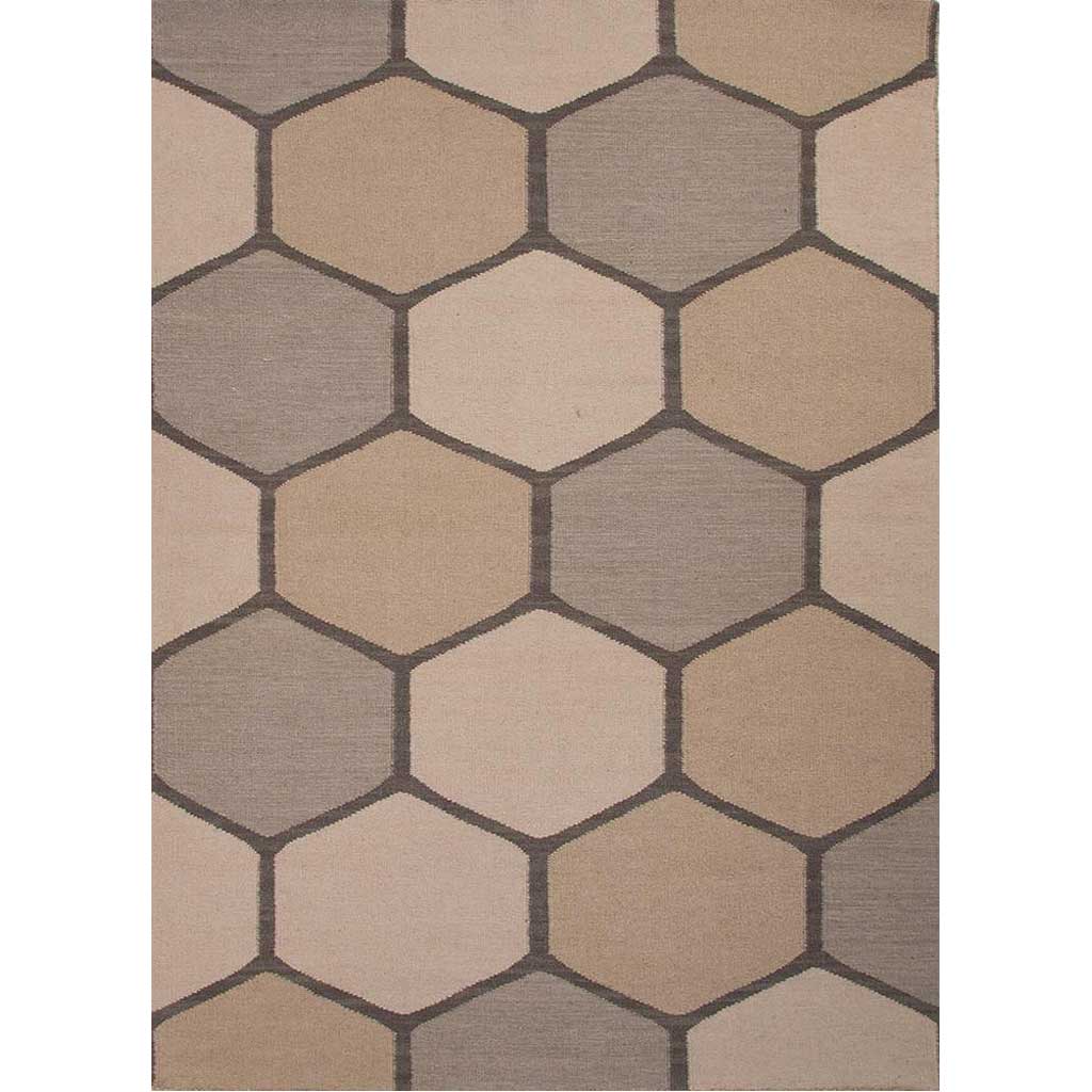 En Casa Beehive Classic Gray/Medium Gray Area Rug