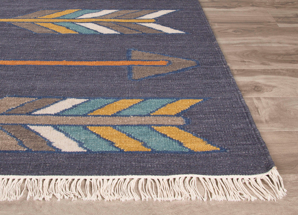 En Casa Sawyer Dark Gray/Yellow Area Rug