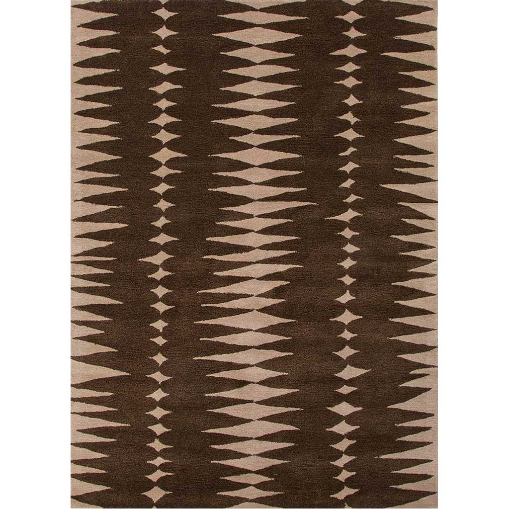 En Casa Tear Drops Java/Linen Area Rug