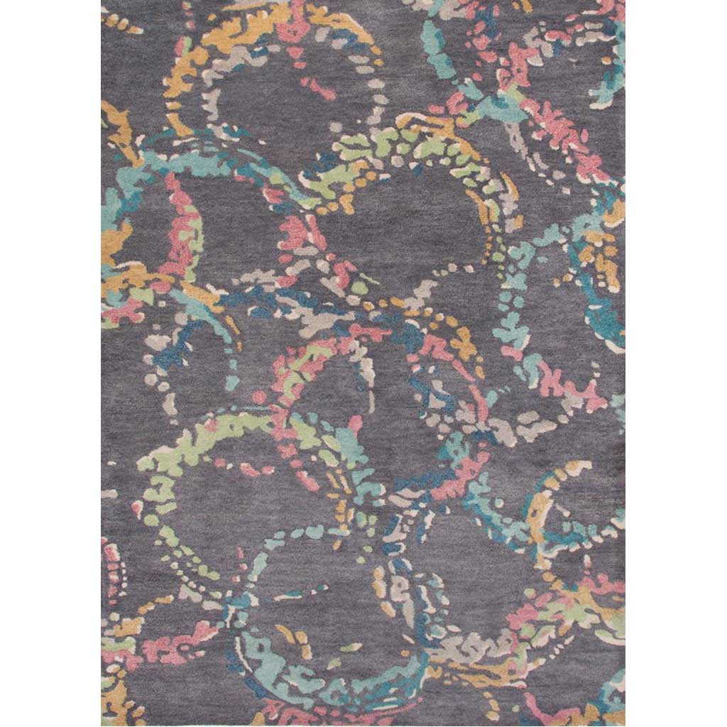 En Casa Troy Dark Gray/Multi Area Rug