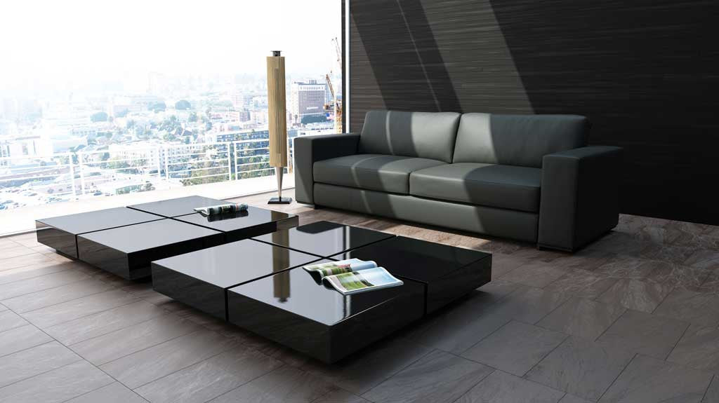 Dean Coffee Table Black Lacquer