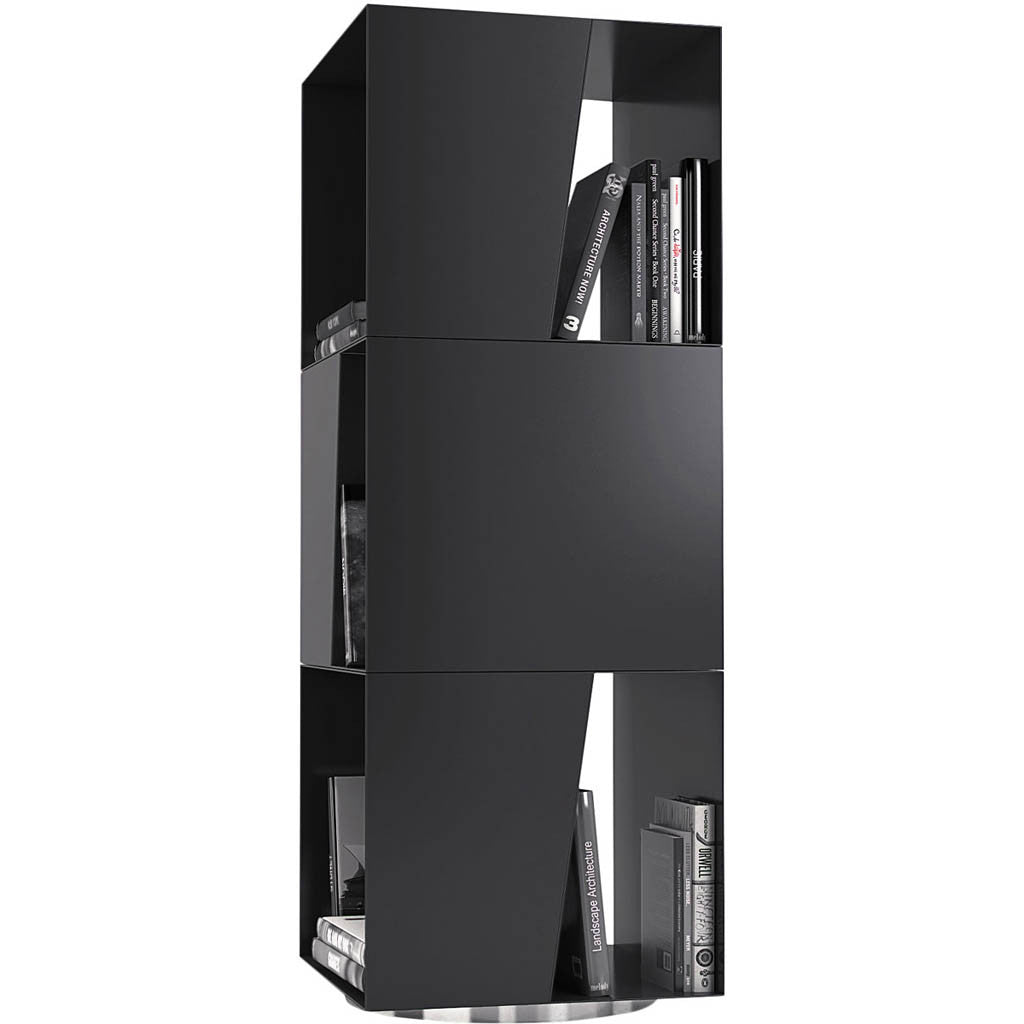 Bond Bookcase Black Powdercoat