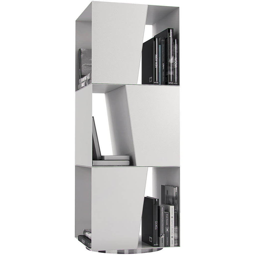 Bond Bookcase White Powdercoat