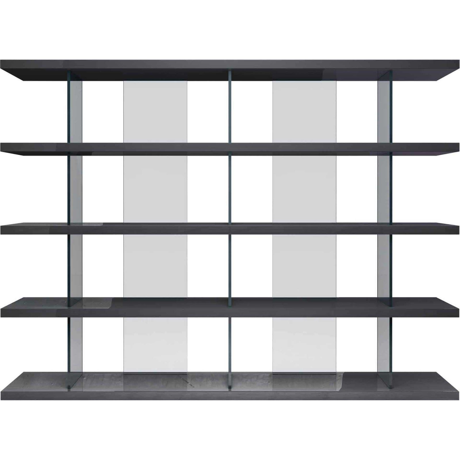 Beekman Bookcase Asphalt Lacquer