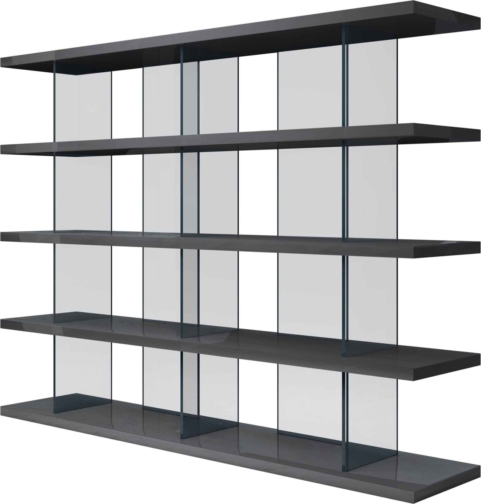 Beekman Bookcase Asphalt Lacquer