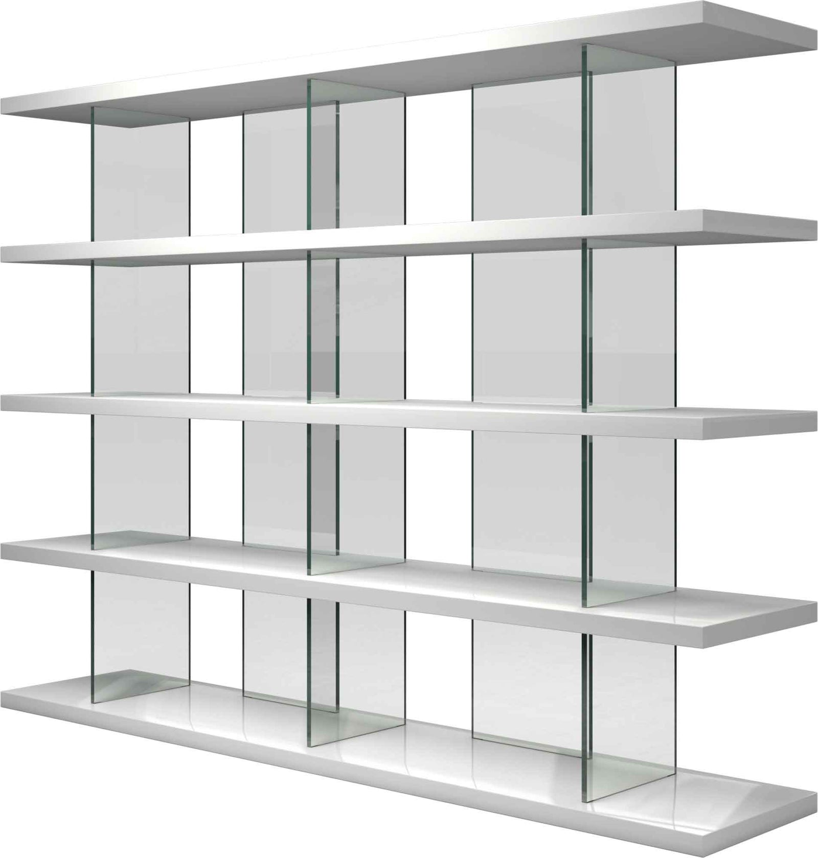Beekman Bookcase White Lacquer