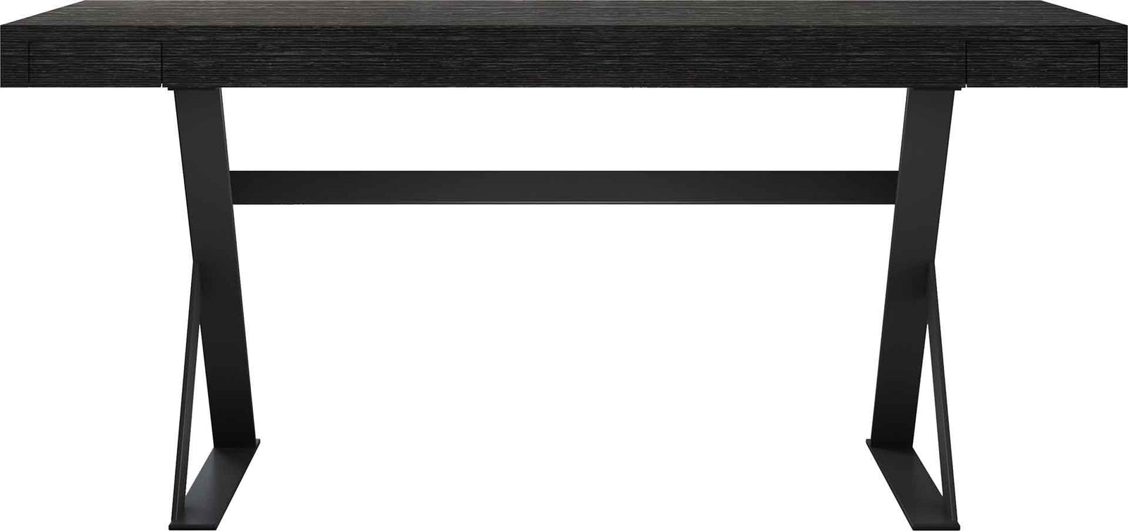 Barrow Desk Gray Oak/Black