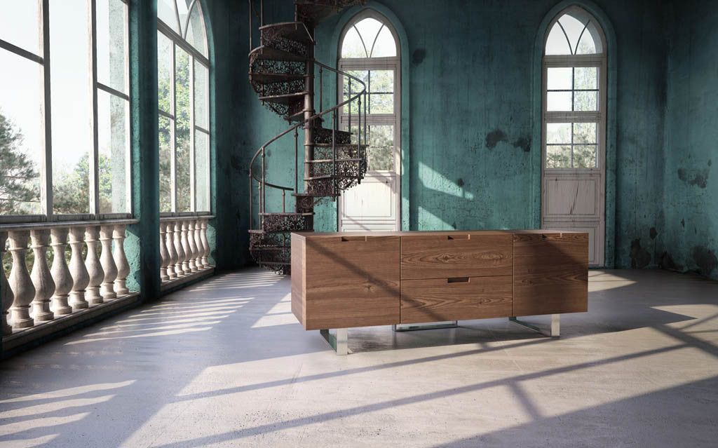 Eldridge Media Cabinet Walnut