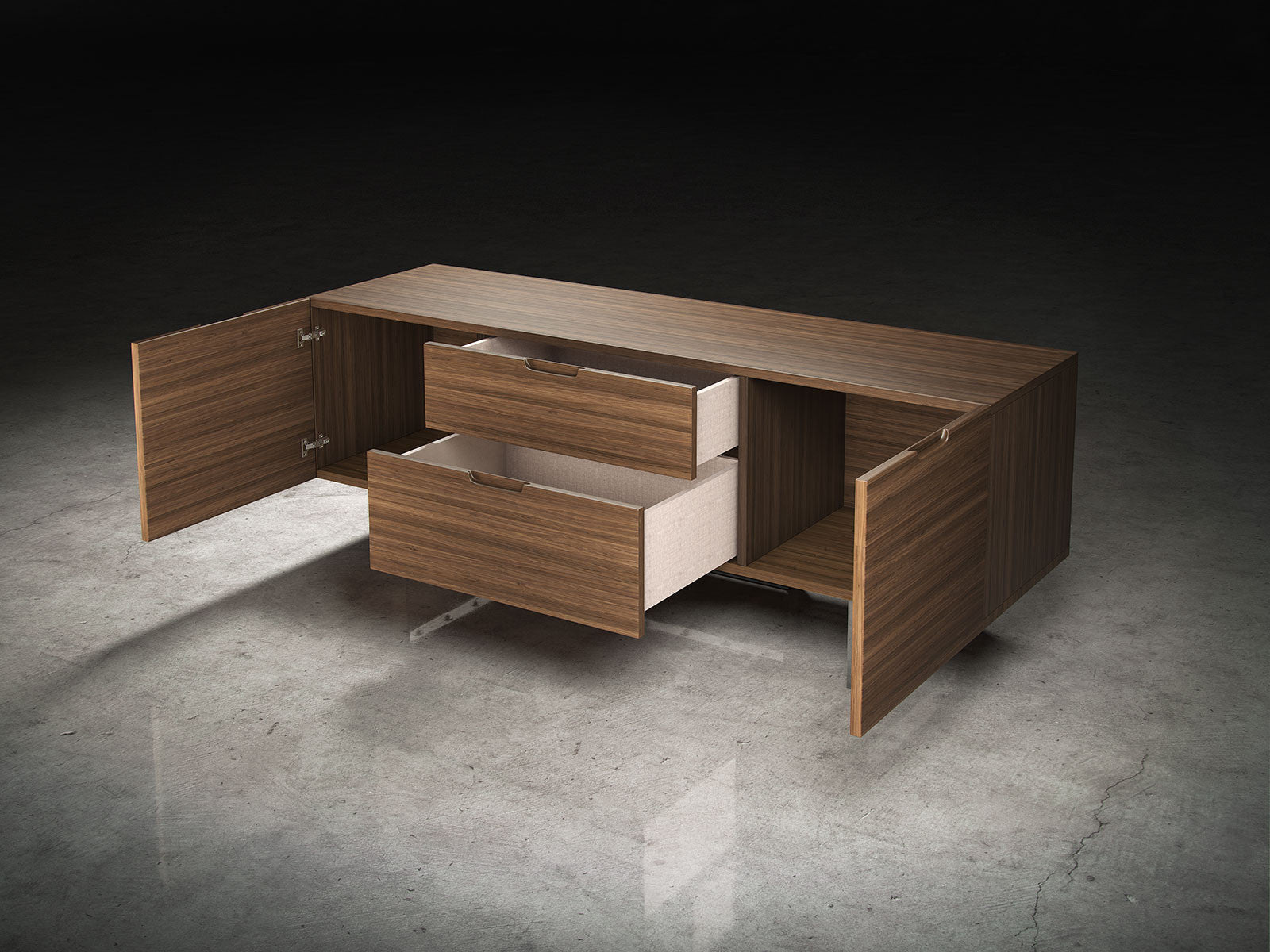 Eldridge Media Cabinet Walnut