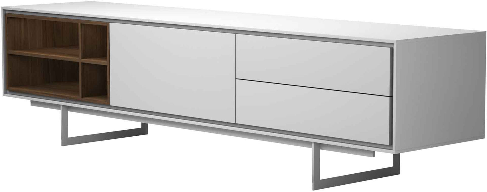 Baxter Media Cabinet White Matte