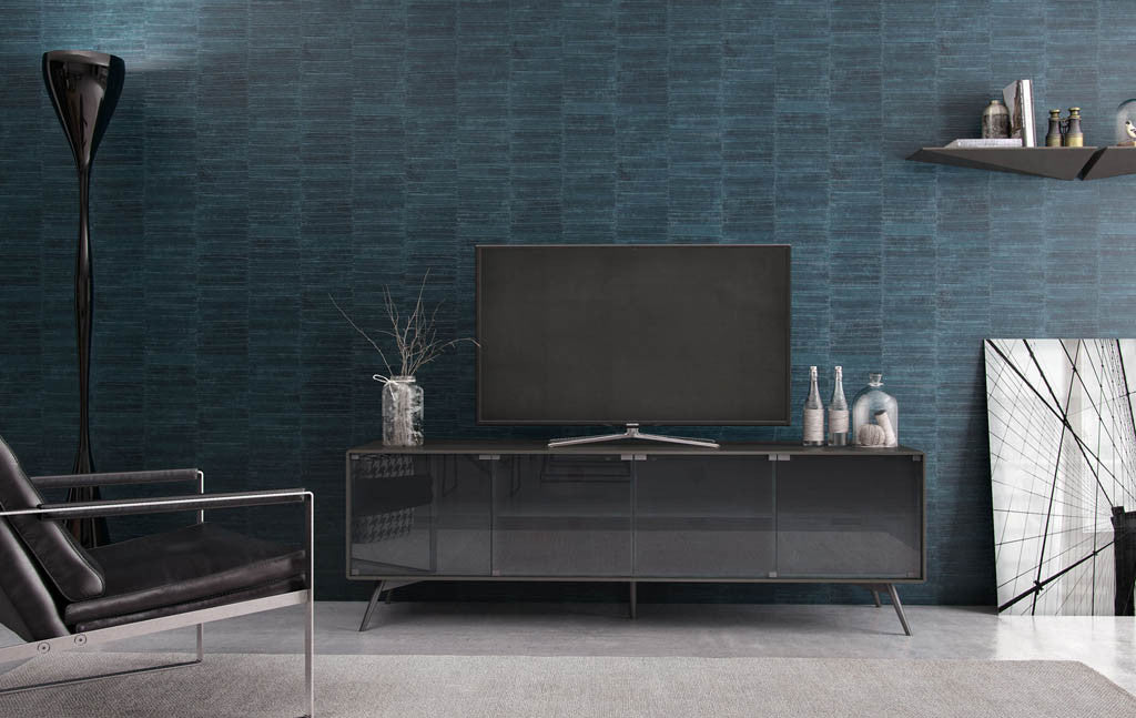 Christopher Media Cabinet Asphalt Matte