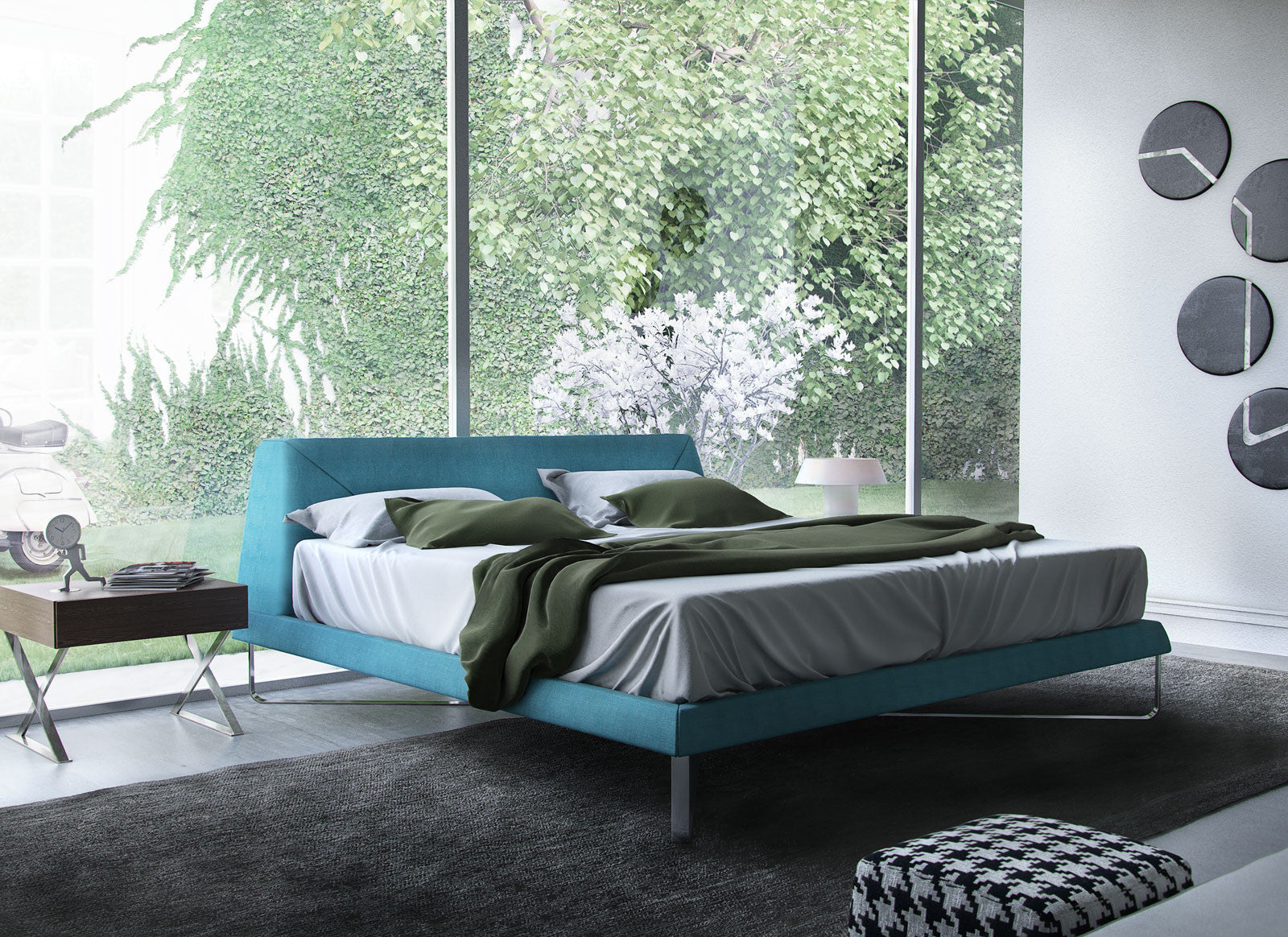 Irving Bed Blue
