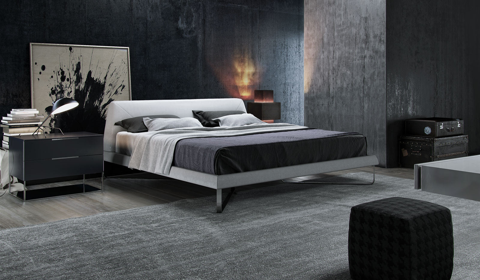 Irving Bed Dove Gray