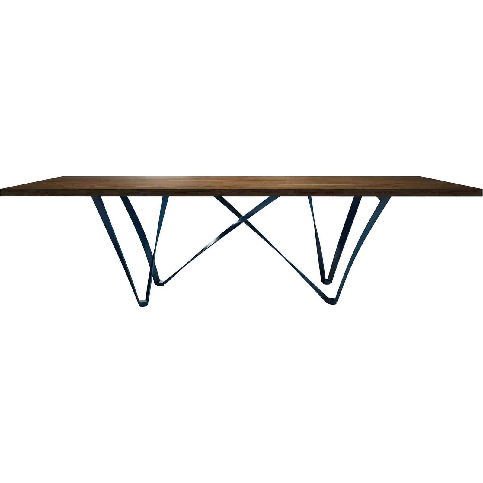 Genoa Dining Table Canaletto Walnut/Deep Ocean