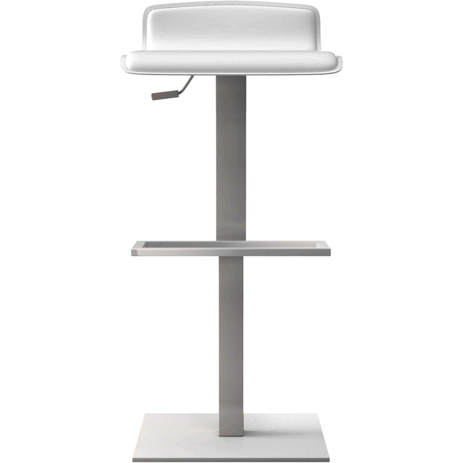 Messina Bar Stool Reclaimed White/White Matte