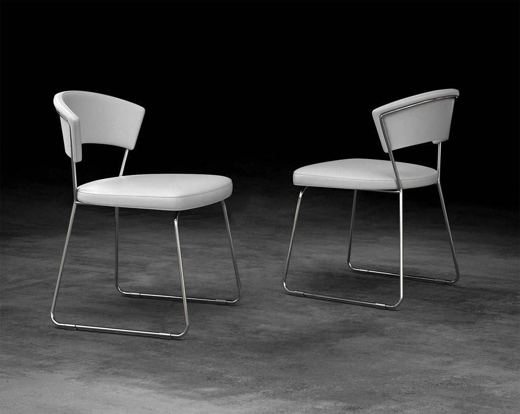 Delancey Dining Chair White (Set of 2)