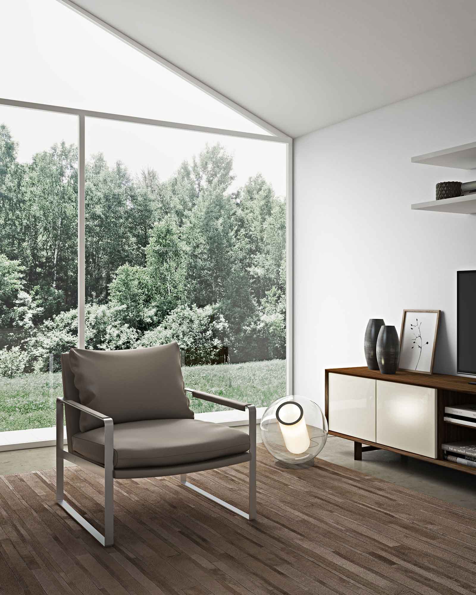 Charles Armchair Castle Gray