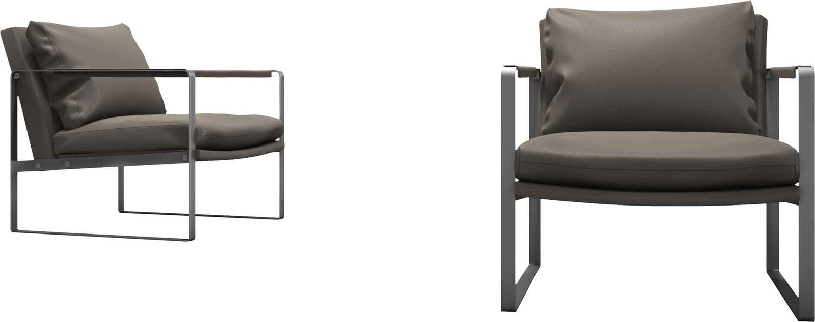 Charles Armchair Castle Gray