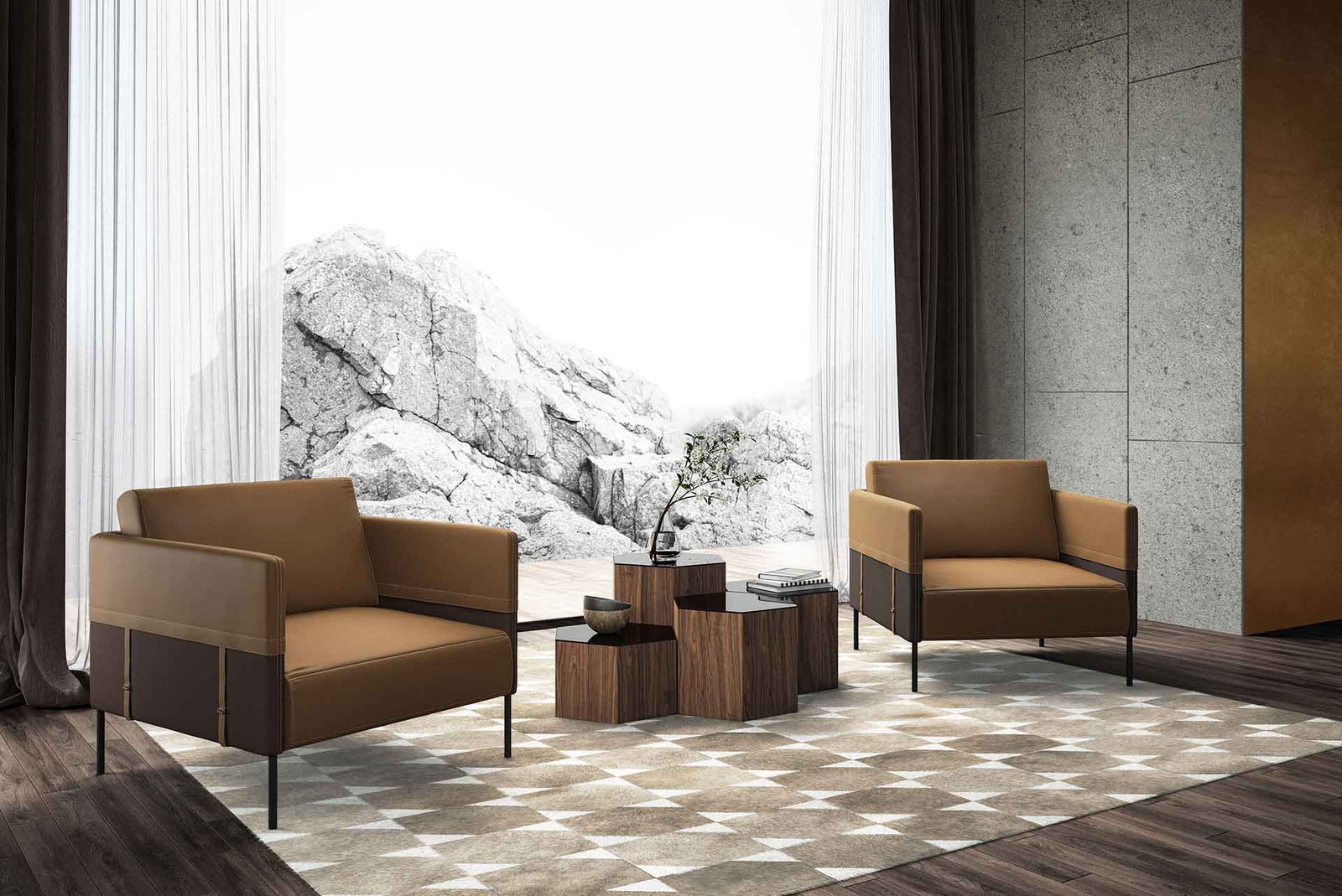 Allen Armchair Safari/Fendi