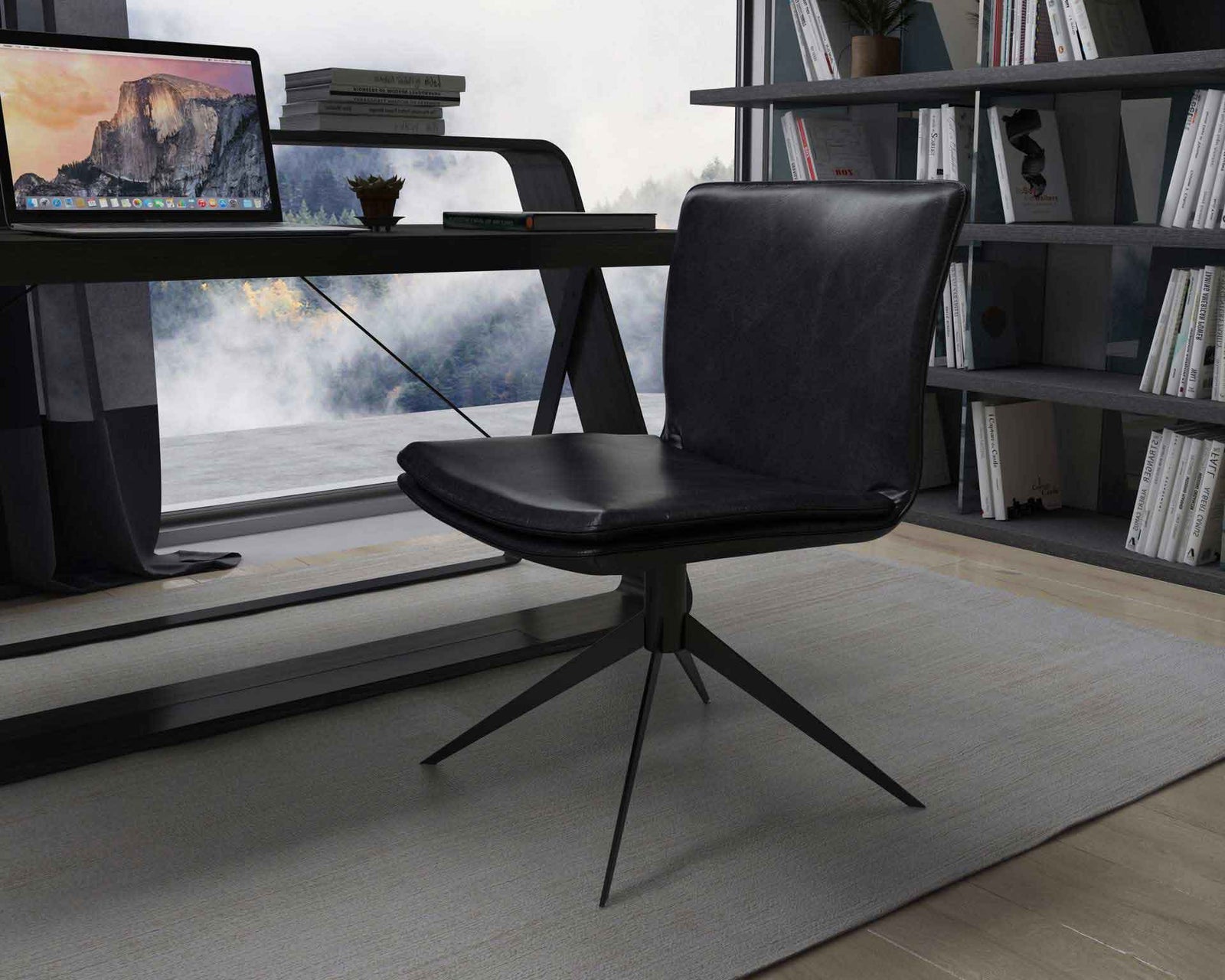 Duane Chair Aged Onyx