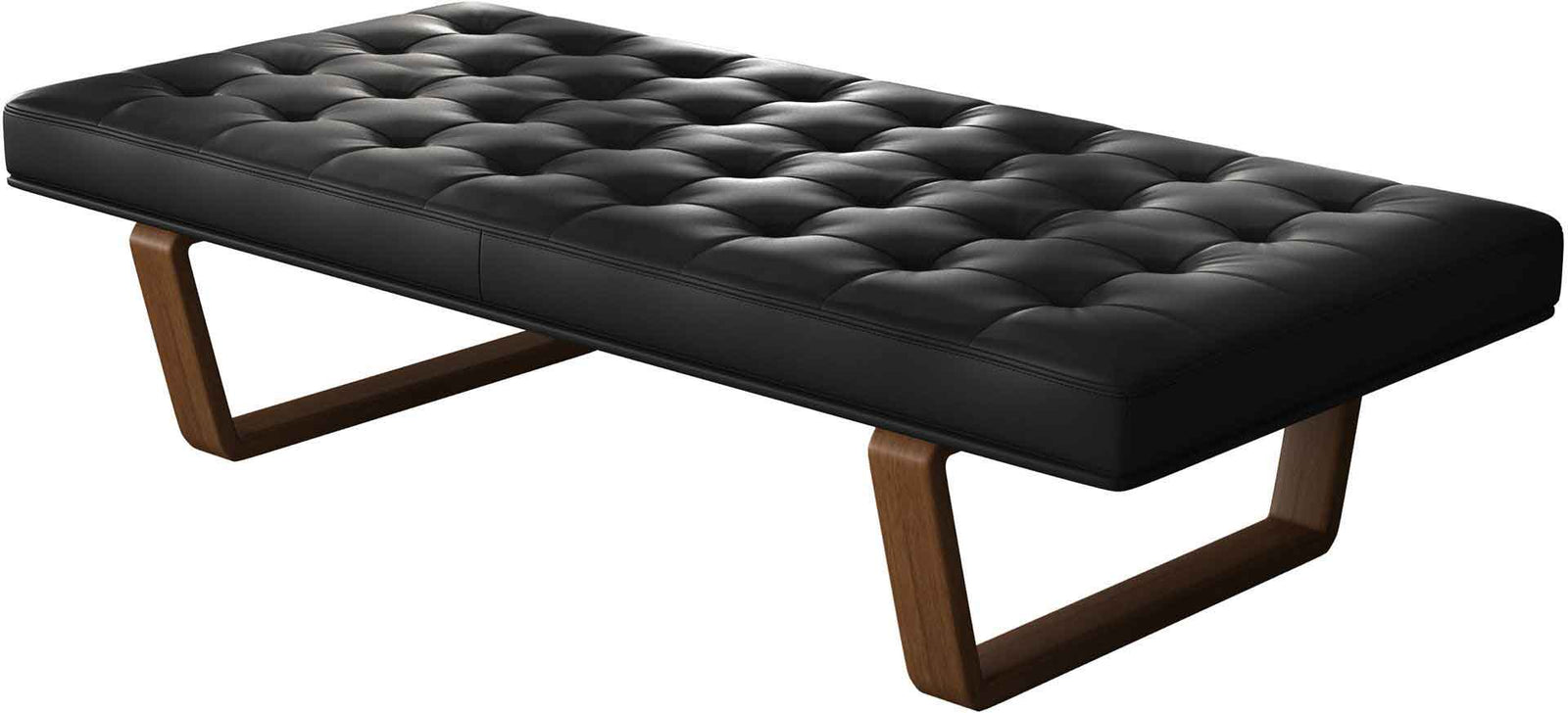 Charlton Bench Onyx/Walnut