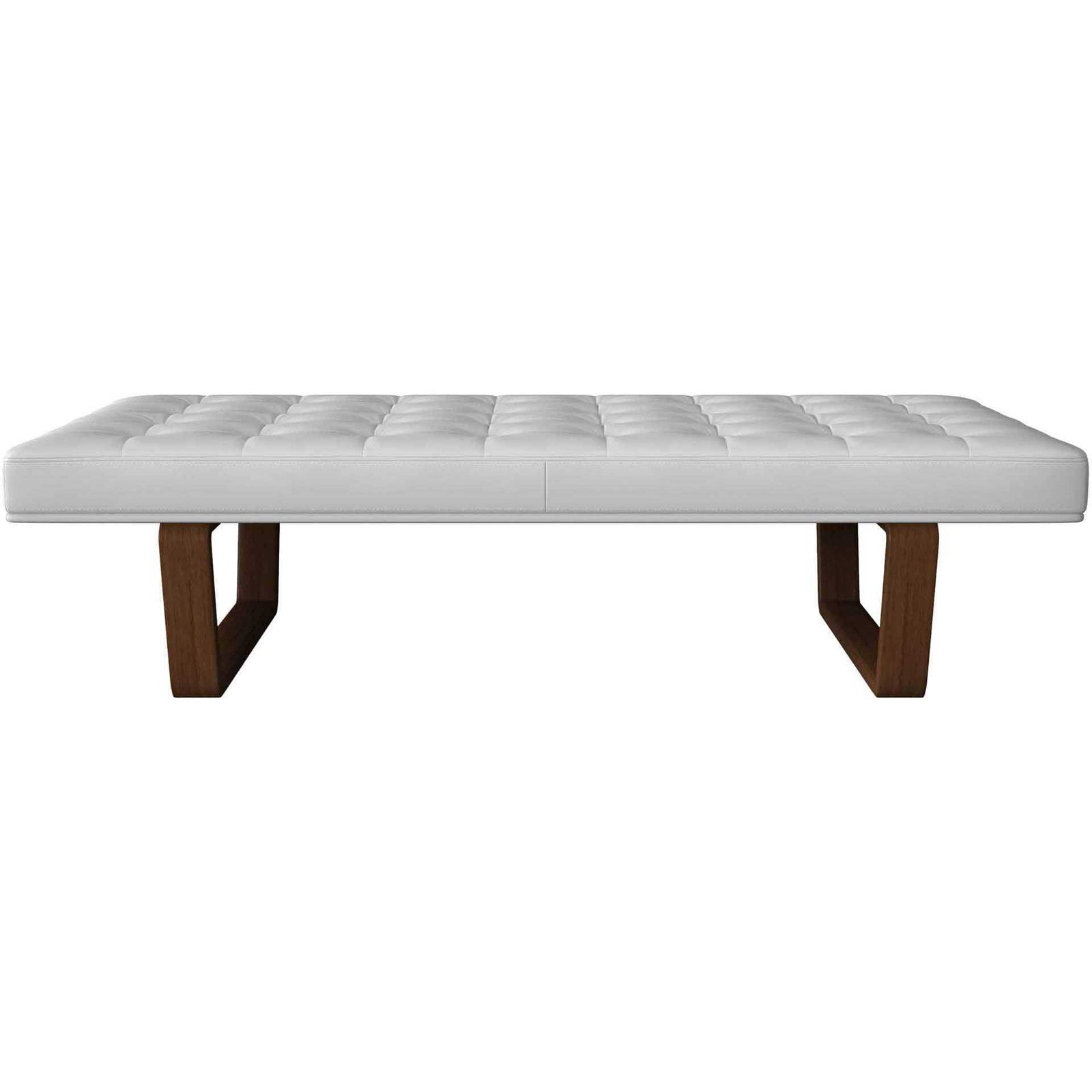 Charlton Bench Soft Snow/Walnut