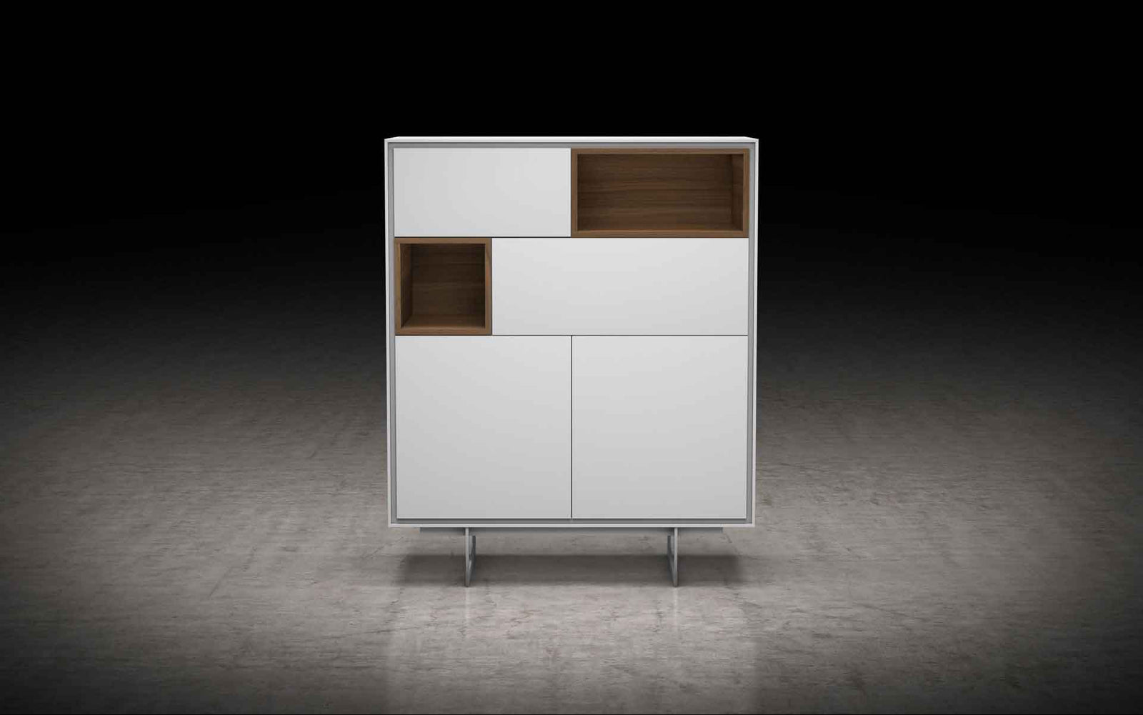Baxter Highboard White Matte