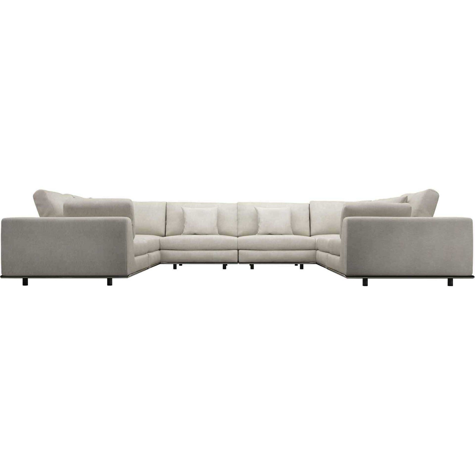 Perry U-Sectional Sofa Moonbeam