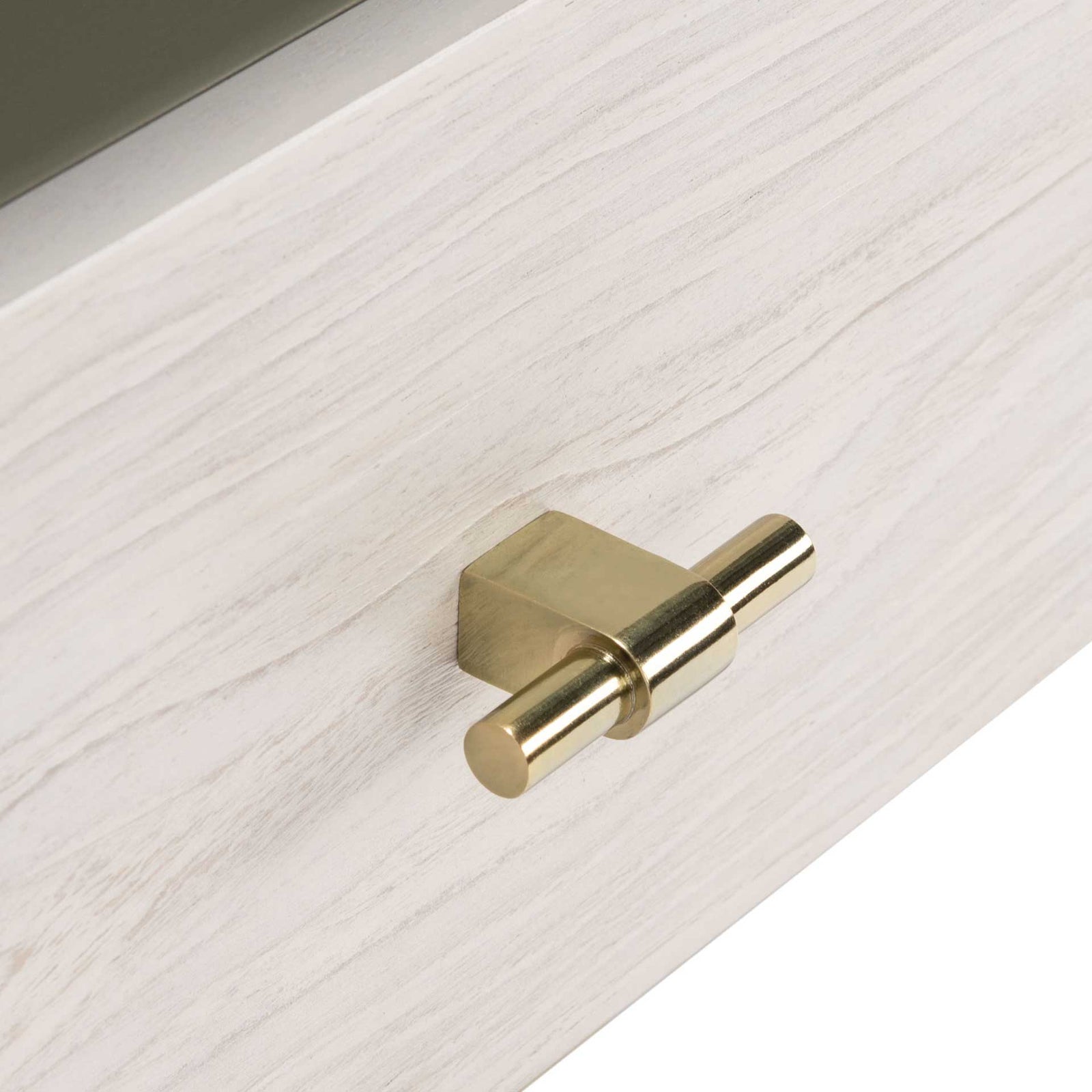 Gemma TV Stand Gray/White Washed