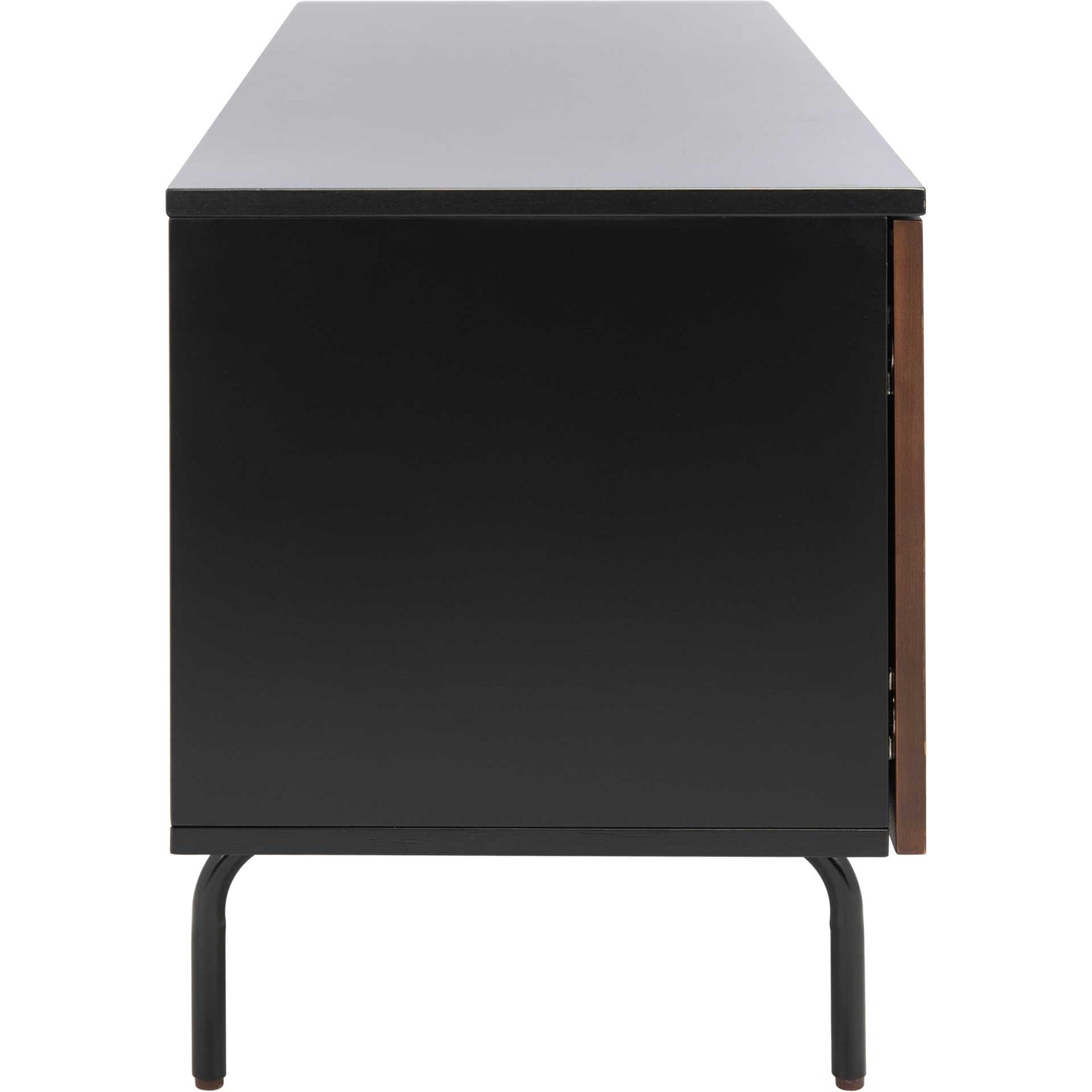Gemma TV Stand Black/Walnut