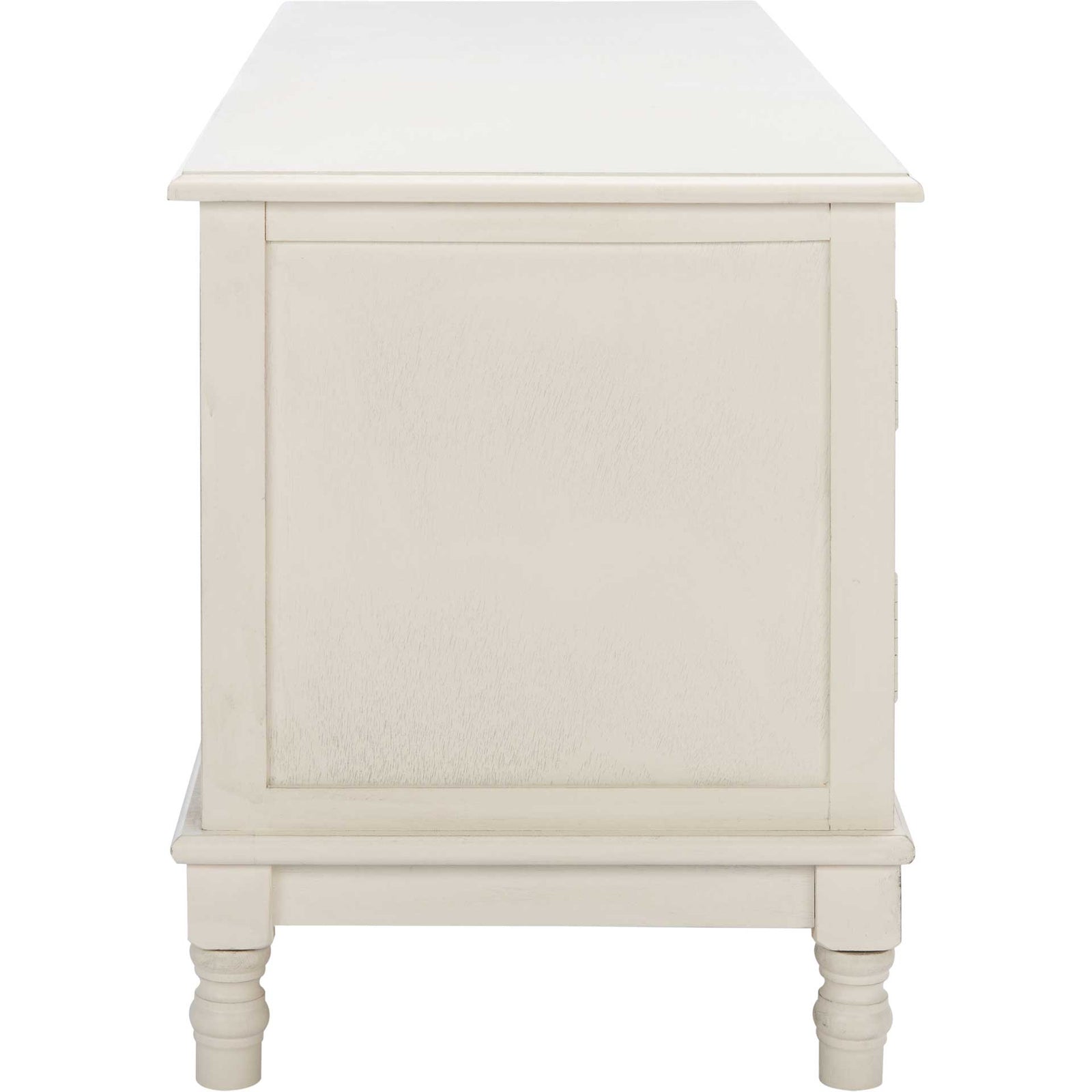 Ozbourne 2 Door 1 Shelf Media Stand Distressed White