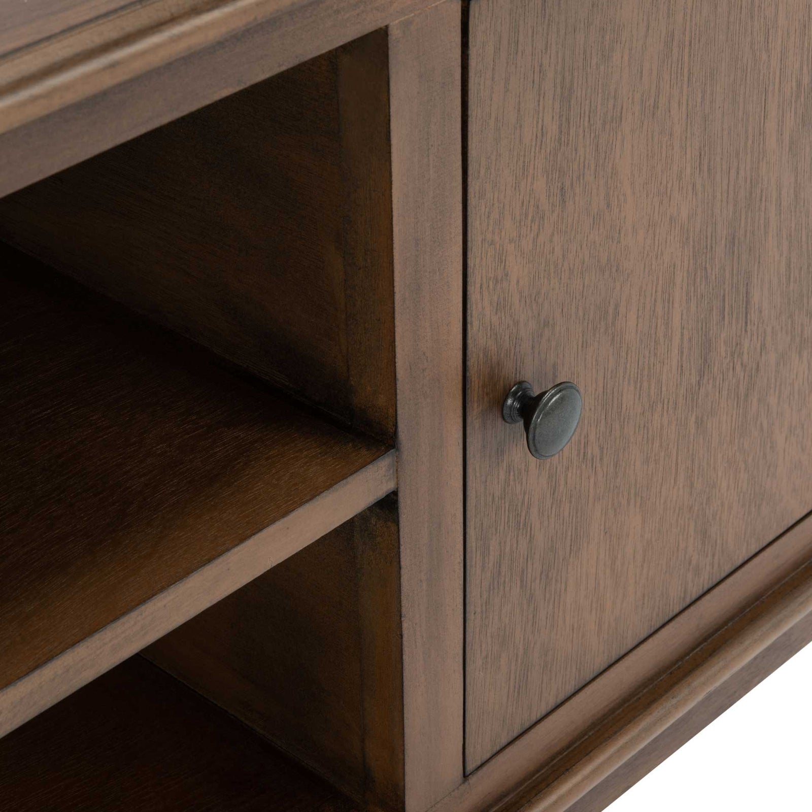 Ozbourne 2 Door 1 Shelf Media Stand Brown