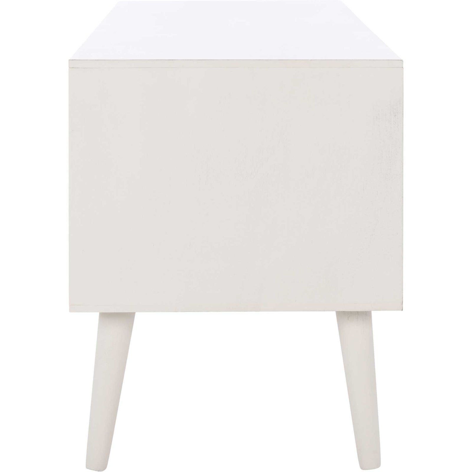 Sorrento 2 Door 1 Shelf Media Stand Distressed White