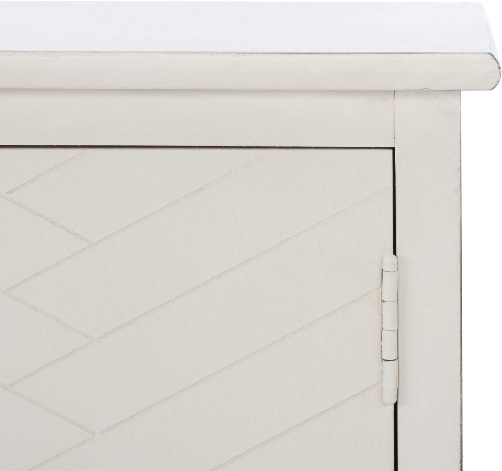 Magnolia 2 Door 2 Shelf Media Stand Distressed White