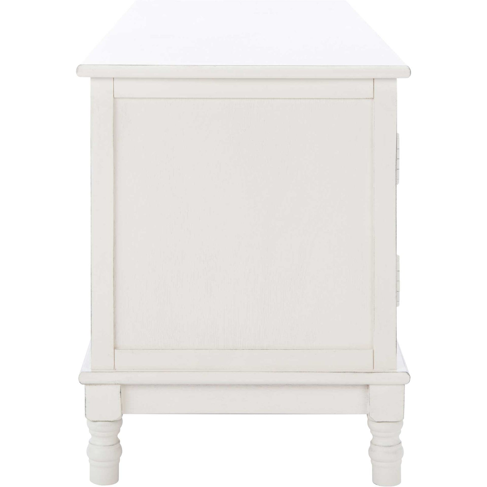 Magnolia 2 Door 2 Shelf Media Stand Distressed White