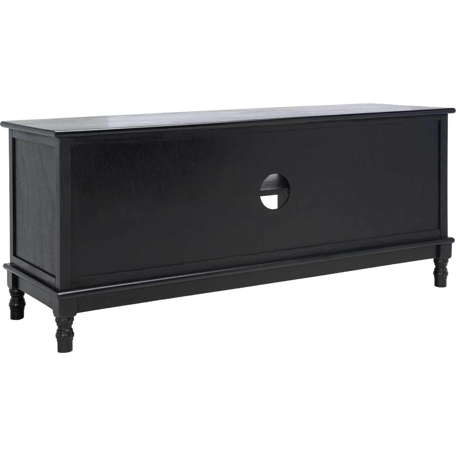 Magnolia 2 Door 2 Shelf Media Stand Black
