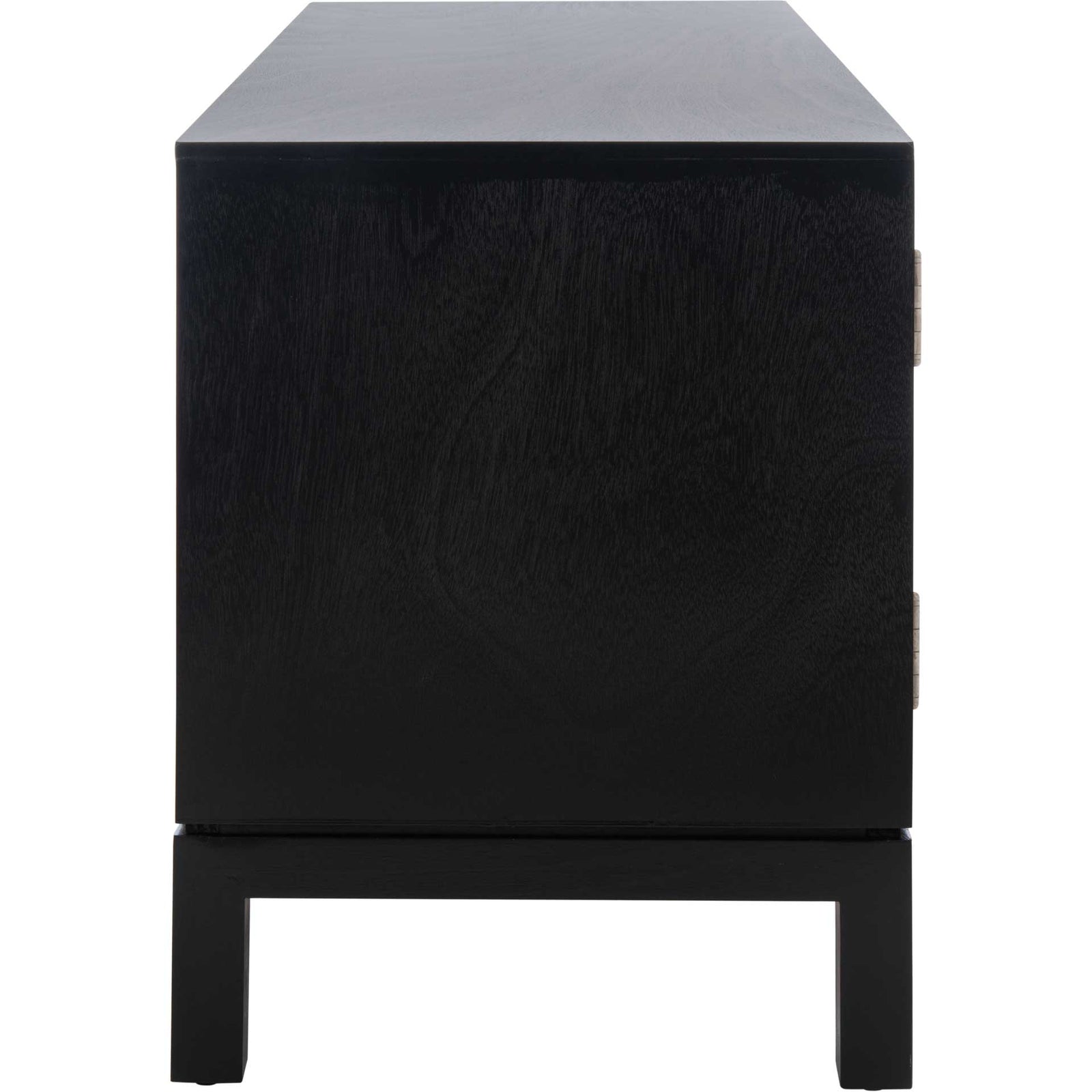 Ajani 2 Door 1 Shelf Media Stand Black/Greige