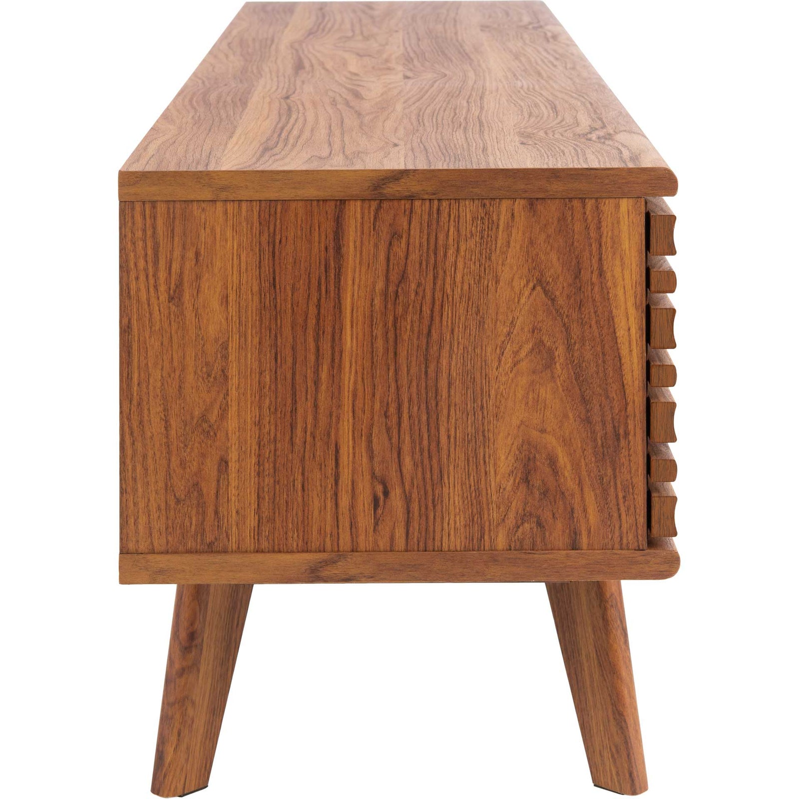 Esme 2 Shelf Media Stand Walnut