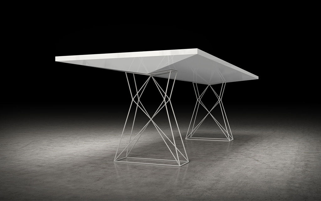 Curzon Dining Table White Lacquer