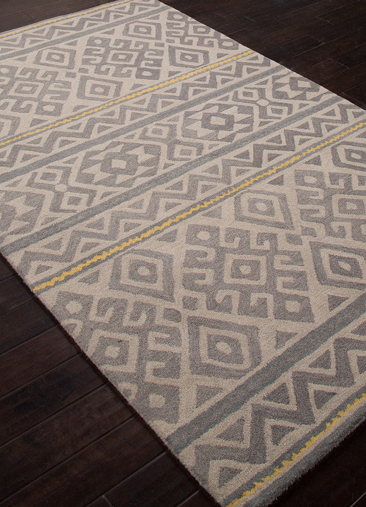 Traditions Nora Overcast/Yolk Yellow Area Rug