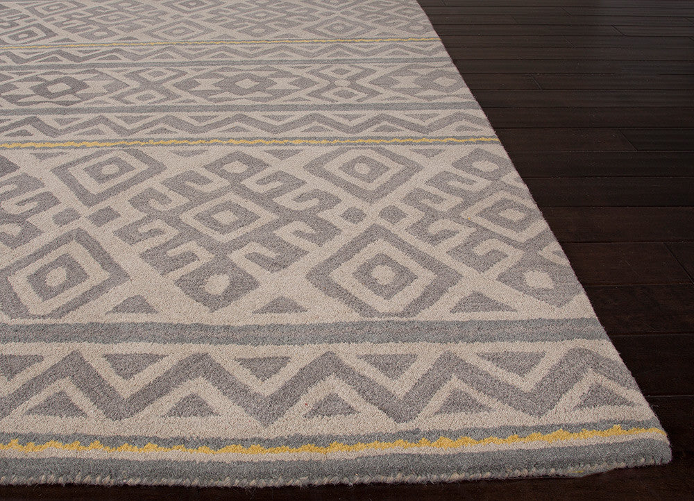 Traditions Nora Overcast/Yolk Yellow Area Rug