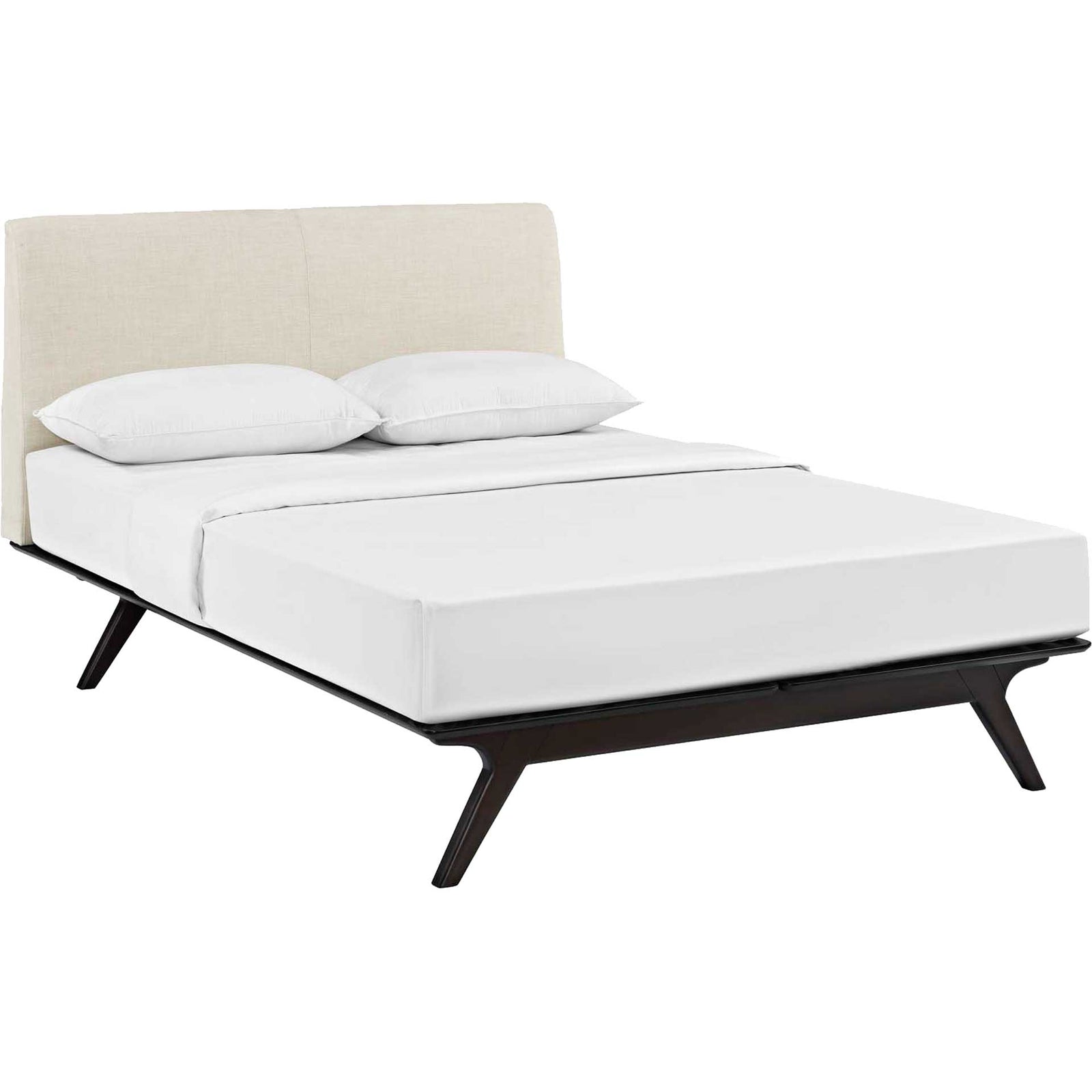 Thames Wood Bed Cappuccino/Beige