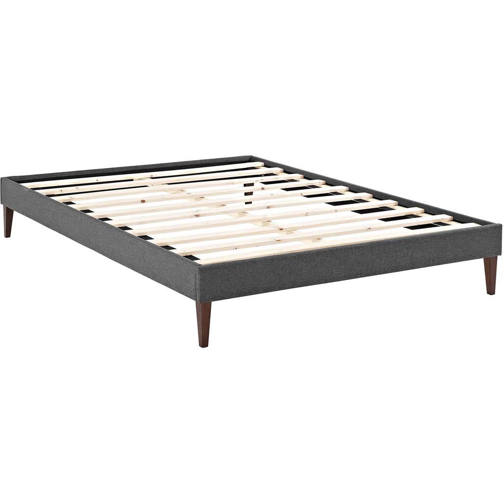 Soren Fabric Bed Gray