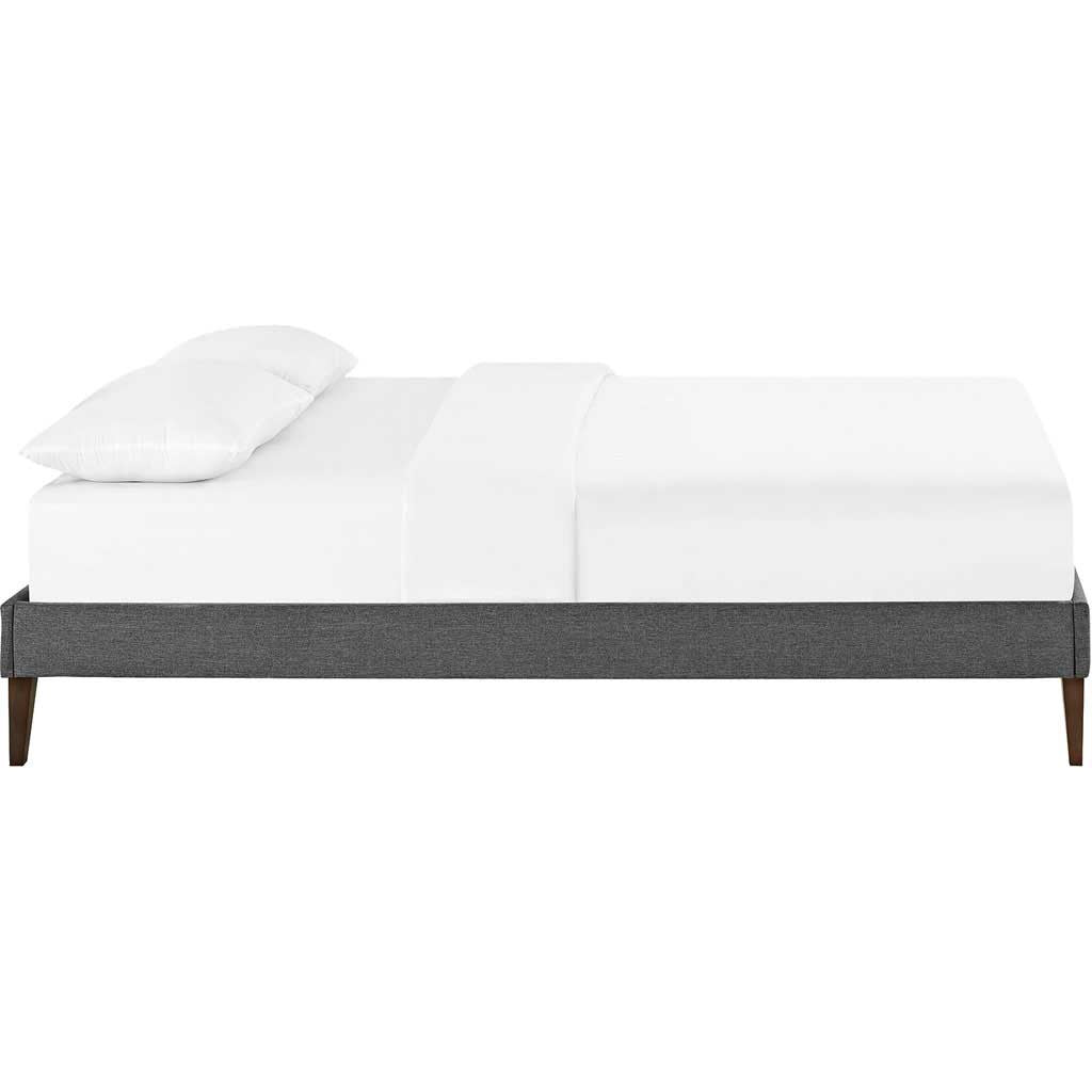 Soren Fabric Bed Gray
