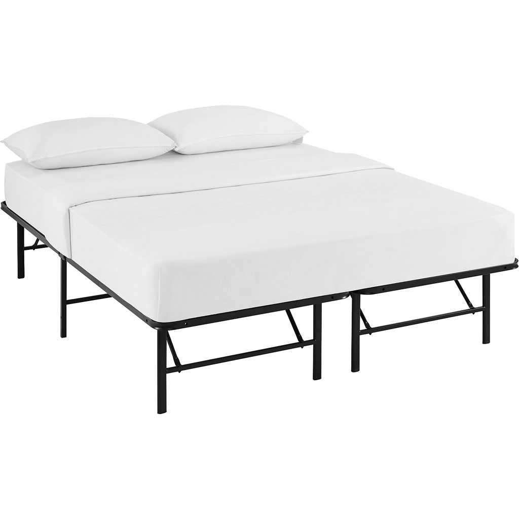 Henry Stainless Steel Bed Brown